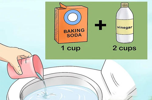 Tẩy rửa nhà vệ sinh với Baking Soda