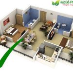 Nhà vệ sinh nên được đặt trong góc nhà