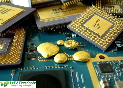 Rất nhiều linh kiện quan trong trong công nghiệp, kỹ thuật được làm từ vàng