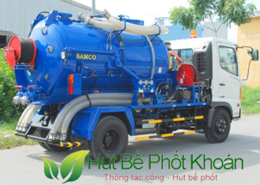 Xe hút bể phốt Xe hút bể phốt