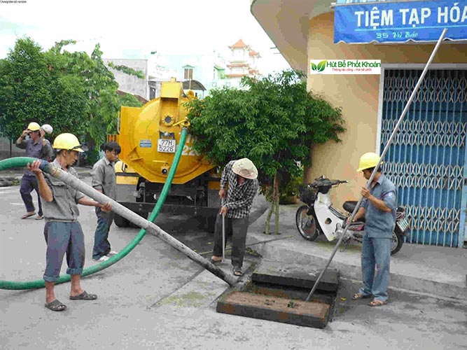 Quy trình của dịch vụ hút bể phốt ở làng Chàng Sơn Quy trình của dịch vụ hút bể phốt ở làng Chàng Sơn