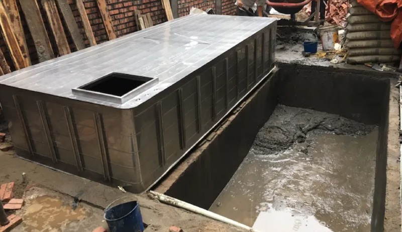 Cách xây bể nước ngầm đơn giản nhất 5 Xác định kích thước bể phù hợp.