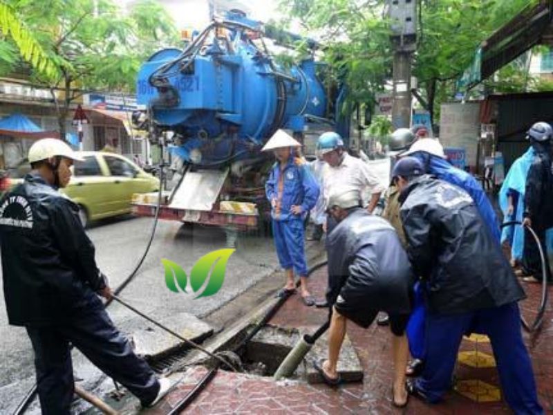 Dịch vụ hút bể phốt tại Làng Lĩnh Bưởi - Đảm bảo không mùi 11 Quy trình 5 bước đơn giản dọn sạch bể phốt của Khoán.